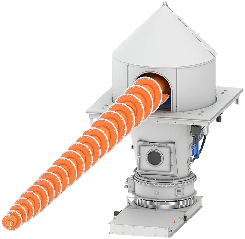 silo unloading, bulk material handling system, bridging, rat-holing, material flow, reclaim, reclaimer, unloader, bulk material storage, reclaim system, dry bulk unloading, ethanol, biofuel, biodiesel, feed and grain